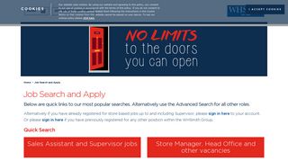 Job Search and Apply - WHSmith