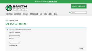 Smith System Driver Improvement Institute, Inc. | Employee Portal -