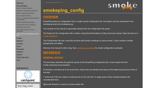 SmokePing - smokeping_config
