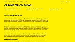 Smooth radio dating login - Chrome Yellow Books