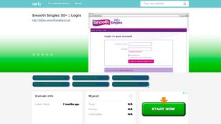 50plus.smoothsingles.co.uk - Smooth Singles 50+ :: Login - 50 Plus ...