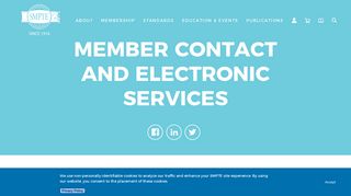 Member Contact and Electronic Services | Society of ... - SMPTE.org