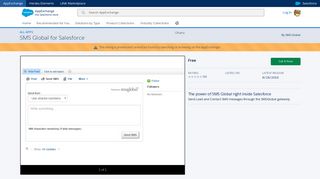 SMS Global for Salesforce - SMS Global - AppExchange