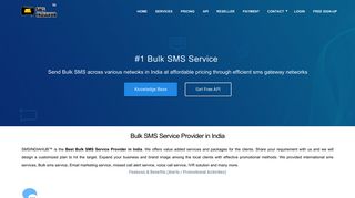 SMSINDIAHUB™ – Premium Bulk SMS Hubbing and Gateway Provider