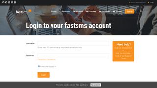 Login to your fastsms account