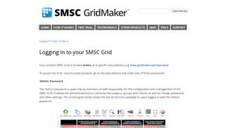 Logging in to your SMSC Grid - SMSC GridMaker: Audit, map, monitor ...