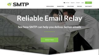 SMTP: Reliable Email Relay