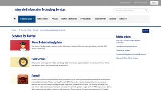 Services for Alumni – IT Services & Help