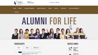 Home | Office of Alumni Relations - Singapore Management University