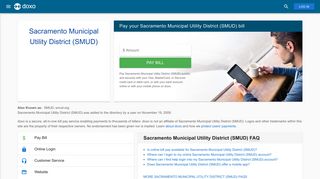 Sacramento Municipal Utility District (SMUD) (SMUD): Login, Bill Pay ...