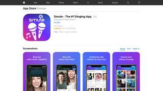 Smule - The #1 Singing App on the App Store - iTunes - Apple