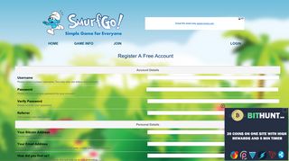 Join - SmurfGo.com : Register A Free Account