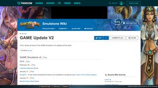 GAME Update V2 | Smutstone Wiki | FANDOM powered by Wikia