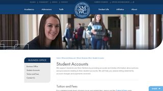 Student Accounts - Saint Mary-of-the-Woods College