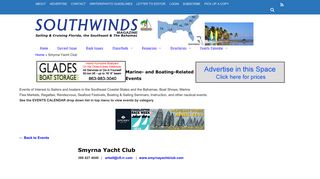 Smyrna Yacht Club • SOUTHWINDS Magazine