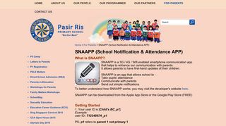 SNAAPP (School Notification & Attendance APP)