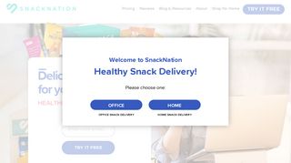SnackNation: Healthy Snack Delivery Service for Offices and Homes