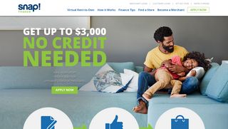 Snap Finance | Bad Credit & No Credit Needed Financing up to $3,000