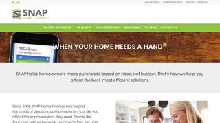 Homeowner Benefits - SNAP Home Finance