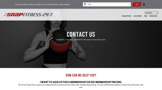 Contact Snap Fitness