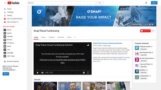 Snap! Raise Fundraising - YouTube