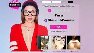 SnapSext - Trade Naked Selfies, Online Sex and Hookup Now!