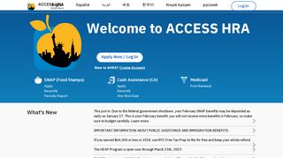 access hra - NYC.gov