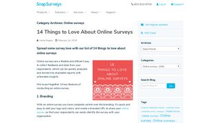 Online surveys - Snap Surveys Blog