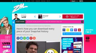 Here's how you can download every piece of your Snapchat history - ZM