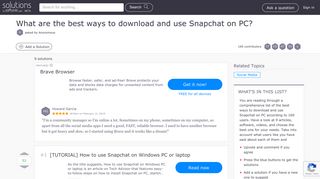 9 Best ways to download and use Snapchat on PC 2019 - Softonic