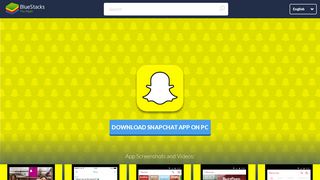 Download Snapchat app on PC with BlueStacks