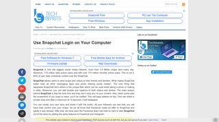 Snapchat Login on Your Computer - BlueStacks - Windows/Mac