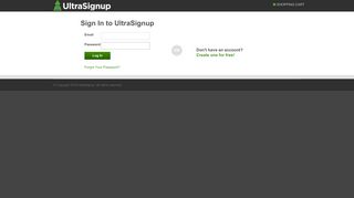 Login - UltraSignup