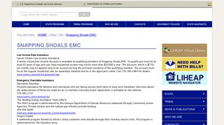 Snapping Shoals EMC | The LIHEAP Clearinghouse
