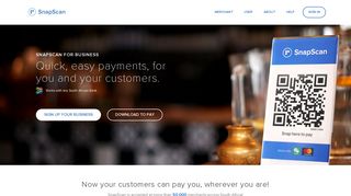 Payment App & Mobile Payment Solutions - SnapScan For Business