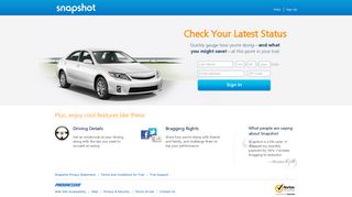 Snapshot Test Drive: Sign In - Progressive