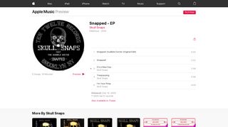 Snapped - EP by Skull Snaps Meet The Audible Doctor on Apple Music