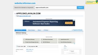 apps.snclavalin.com at WI. Citrix NetScaler - Website Informer