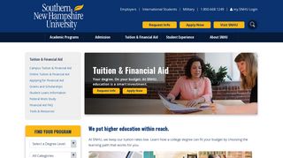 Tuition & Financial Aid | SNHU