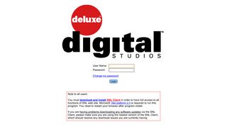 Login - Deluxe Digital Studios Subtitling and Localization Division