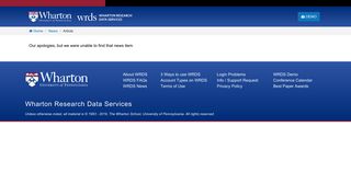 SNL Financial Institutions data - Wharton Research Data Services