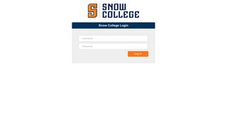 Snow College Login