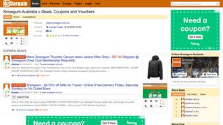 Snowgum Australia: Deals, Coupons and Vouchers - OzBargain