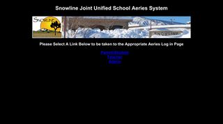 Snowline JUSD Aeries System