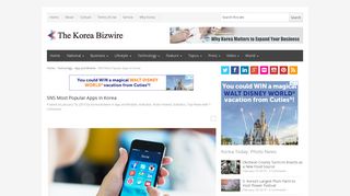 SNS Most Popular Apps in Korea | Be Korea-savvy - Korea Bizwire