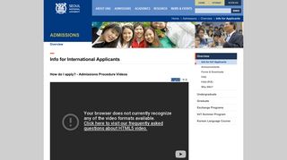 Info for International Applications | Overview | Admissions | SNU
