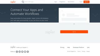Zapier | The easiest way to automate your work