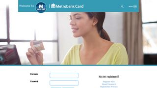 Metrobank Card Corporation - Login