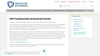 FAP: Fundamentals of Actuarial Practice | SOA