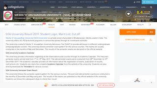SOA University Result 2019: Student Login, Merit List, Cut off